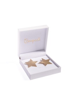 Estuche polipiel blanco para conjunto 87x91x30 mm. FR-4-J-B