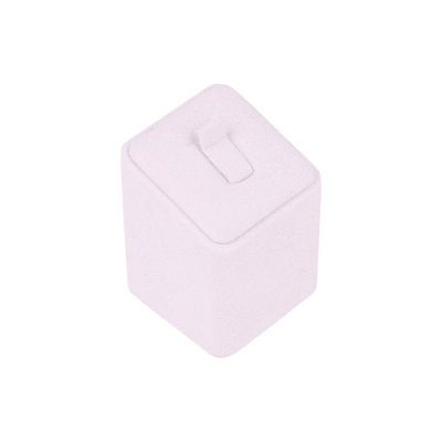 Espositore per anelli 38 x 38 x 50 mm CD-S113 - microfibra Lilla chiaro MF-97