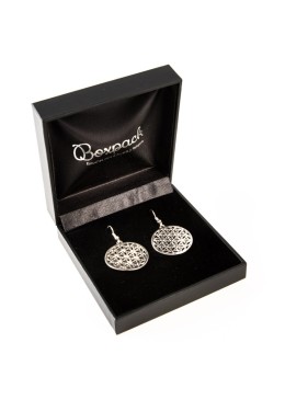 Estuche polipiel negro para conjunto 87x91x30 mm. C-4-J