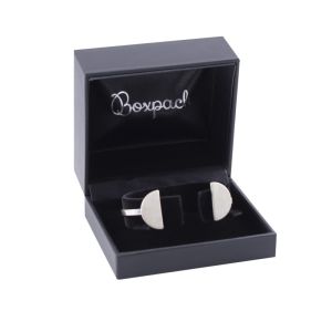 Schwarzes Uhrenarmband-Etui aus Kunstleder 90 x 80 x 44 mm C-9-A