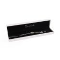Kunstleren sieradendoosje voor armband, wit 219 x 55 x 22 mm FR-5-PE-N
