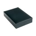 Leatherette necklace box, black 110 x 155 x 34 mm C-15-C