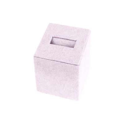 Expositor para anel 46 x 46 x 58 mm CD-S122 - microfibra Lilás claro MF-97