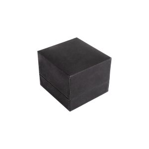 Leatherette ring box, black 60 x 65 x 50 mm C-11-S-N