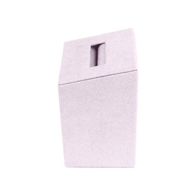 Espositore per anelli 46 x 46 x 77 mm CD-S123 - microfibra Lilla chiaro MF-97