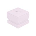 Espositore per anelli 50 x 50 x 35 mm CD-S141 - microfibra Lilla chiaro MF-97