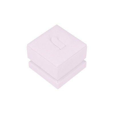 Présentoir à bague 50 x 50 x 35 mm CD-S141 - microfibre Lilas clair MF-97