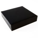 Estuche polipiel negro para collar 160x160x35 mm. C-7-C