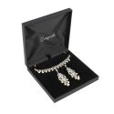 Estuche polipiel negro para conjunto 160x160x35 mm. C-7-A