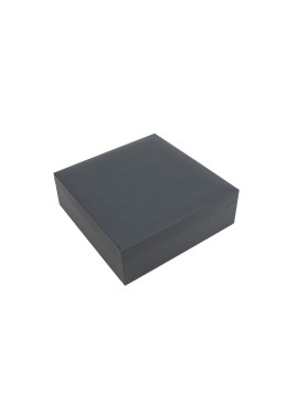 Estuche polipiel negro para medalla con cordon 160x160x53 mm. C-7-MC