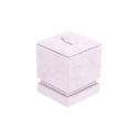 Présentoir à bague 50 x 50 x 55 mm CD-S142 - microfibre Lilas clair MF-97