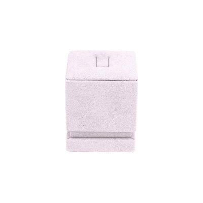 Expositor para anel 50 x 50 x 55 mm CD-S142 - microfibra Lilás claro MF-97