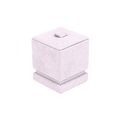 Ringdisplay 50 x 50 x 55 mm CD-S142 - microvezel Lichtlila MF-97