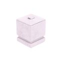 Présentoir à bague 50 x 50 x 55 mm CD-S142 - microfibre Lilas clair MF-97