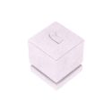 Espositore per anelli 50 x 50 x 55 mm CD-S142 - microfibra Lilla chiaro MF-97
