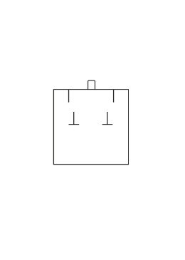 Estuche polipiel blanco roto para pendientes de joyería bisutería joyas WD-1-P