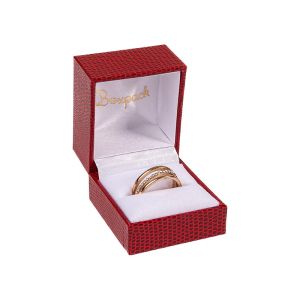 Ring box, red 47 x 52 x 41 mm LZ-2-S