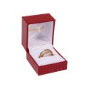 Estuche para anillo de joyería bisutería 47X52X41 mm rojo LZ-2-S