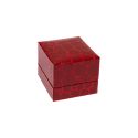 Estuche para anillo de joyería bisutería 47X52X41 mm rojo CR-2-S