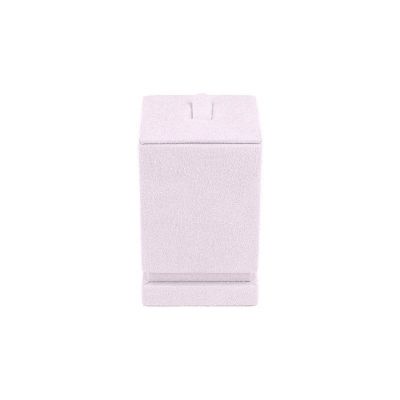 Présentoir à bague 50 x 50 x 75 mm CD-S143 - microfibre Lilas clair MF-97