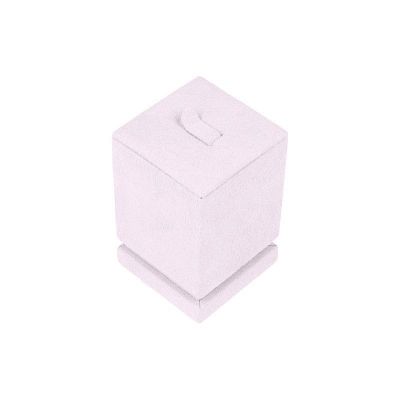 Expositor para anel 50 x 50 x 75 mm CD-S143 - microfibra Lilás claro MF-97