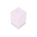 Présentoir à bague 50 x 50 x 75 mm CD-S143 - microfibre Lilas clair MF-97