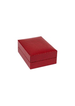 Estuche para pendientes de joyería bisutería 60X80X32 mm rojo LZ-3-P