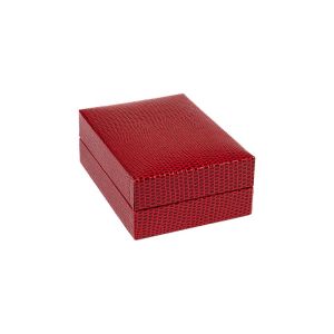 Estuche para pendientes de joyería bisutería 60X80X32 mm rojo LZ-3-P