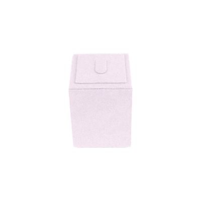 Présentoir à bague 45 x 45 x 64 mm CD-S151 - microfibre Lilas clair MF-97