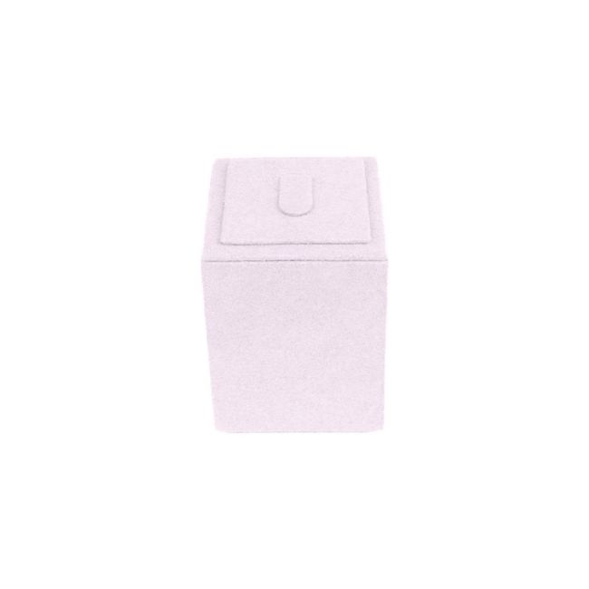 Présentoir à bague 45 x 45 x 64 mm CD-S151 - microfibre Lilas clair MF-97