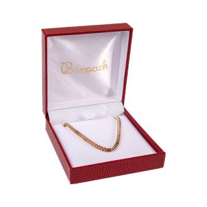 Estuche para colgante de joyería bisutería 86X91X32 mm rojo LZ-4-C