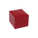 Estuche para anillo de joyería bisutería 47X52X41 mm rojo LZ-2-S