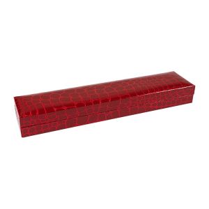 Estuche para pulsera de joyería bisutería 227X50X28 mm rojo CR-5-PE