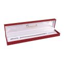 Estuche para pulsera de joyería bisutería 227X50X28 mm rojo CR-5-PE