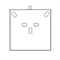 Estojo em imitação de pele vermelha para conjunto de bijutaria LZ-7-A