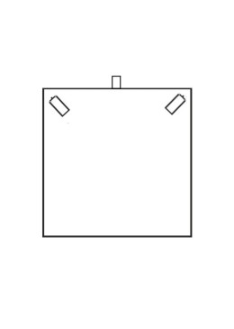 Estuche polipiel rojo para collar de joyería bisutería joyas lz-7-c