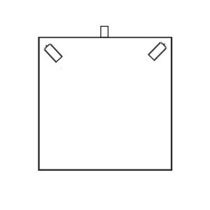 Étui en simili cuir rouge pour collier de bijoux fantaisie cr-7-c