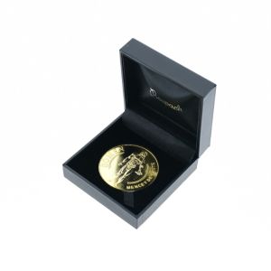 Estuche para moneda de 50 mm de diámetro 87X91X30 mm negro EM-50