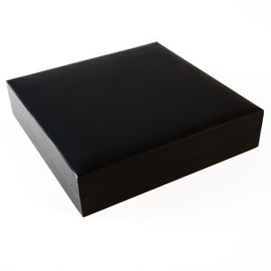 Écrin pour pièce de monnaie de 80 mm de diamètre, noir 120 x 120 x 37 mm EM-80
