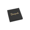 Schwarze Schachtel aus Karton für Ohrringe oder Schmucksets 65 x 65 x 17 mm pt-65-n