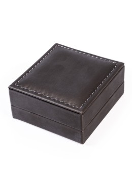 Estuche para colgante forrado en polipiel gris 64x68x32 mm S-50-C