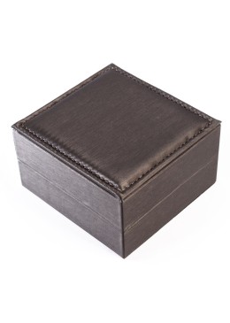 Estuche para colgante forrado en polipiel gris 91x97x55 mm S-66-C