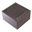 Estuche para colgante forrado en polipiel gris 91x97x55 mm S-66-C