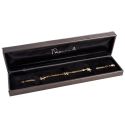 Met kunstleer bekleed sieradendoosje voor armband, grijs 220 x 54 x 28 mm S-74-PE