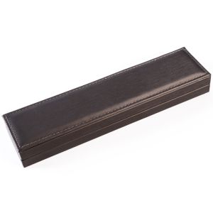 Estuche para pulsera forrado en polipiel gris 220x54x28 mm S-74-PE
