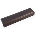 Met kunstleer bekleed sieradendoosje voor armband, grijs 220 x 54 x 28 mm S-74-PE