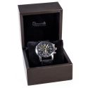 Estuche para reloj forrado en polipiel gris 90x90x75 mm S-10-R