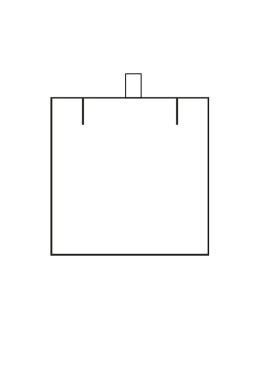 Estuche con led negro para colgante de joyería bisutería joyas le-13-c