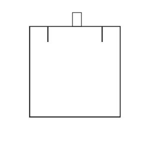 Black LED display case for jewellery pendants – LE-13-C