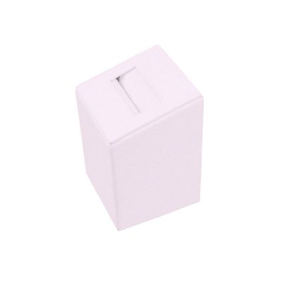 Présentoir à bague 37 x 37 x 57 mm CD-S232 - microfibre Lilas clair MF-97